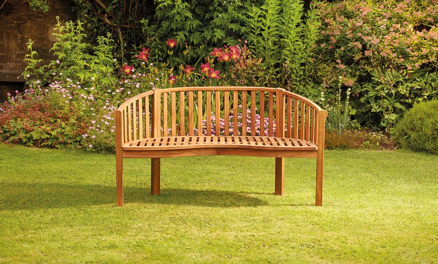 Image 11: Acacia Garden Bench Selection