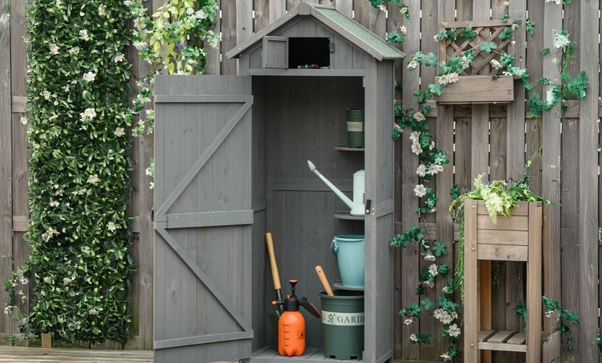 Image 12: Utility Outdoor Small Wooden Shed in choice of colours