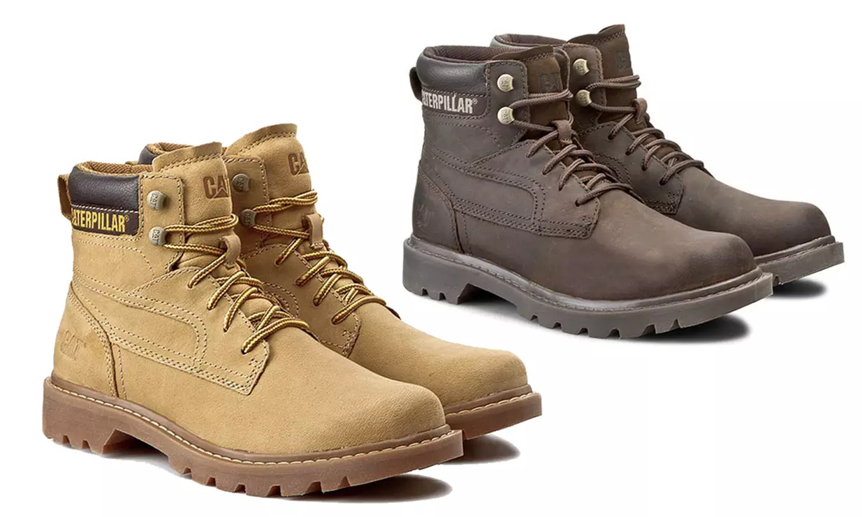 Boots Caterpillar modèle Bridgeport et Stickshift en cuir pour homme - Primary Image