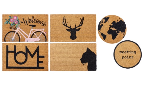 Zerbino in fibra di cocco, disponibile in varie fantasie e dimensioni