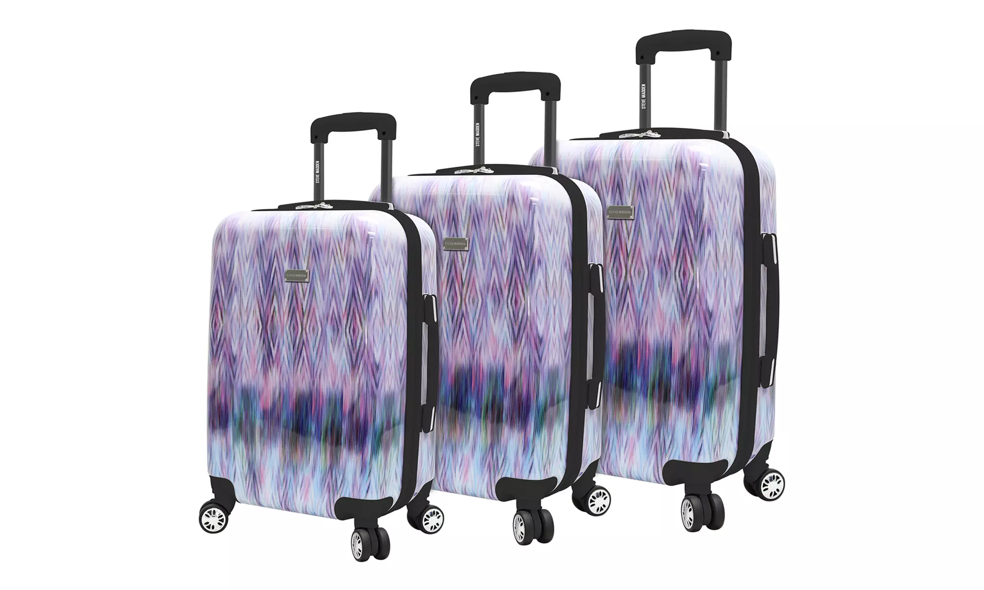 Steve Madden Diamond Hard Spinner Luggage Set (3-Piece) - Primary Image
