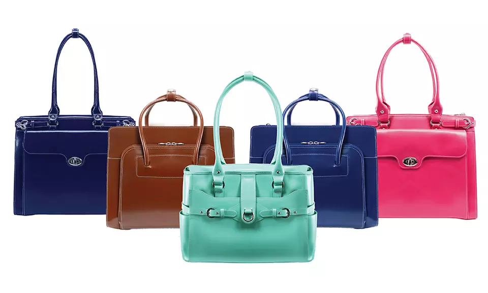 McKlein Ladies Top Grain Leather Laptop Briefcases - Primary Image