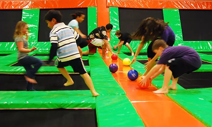 Jump and Play at Elevated Sportz Trampoline Center