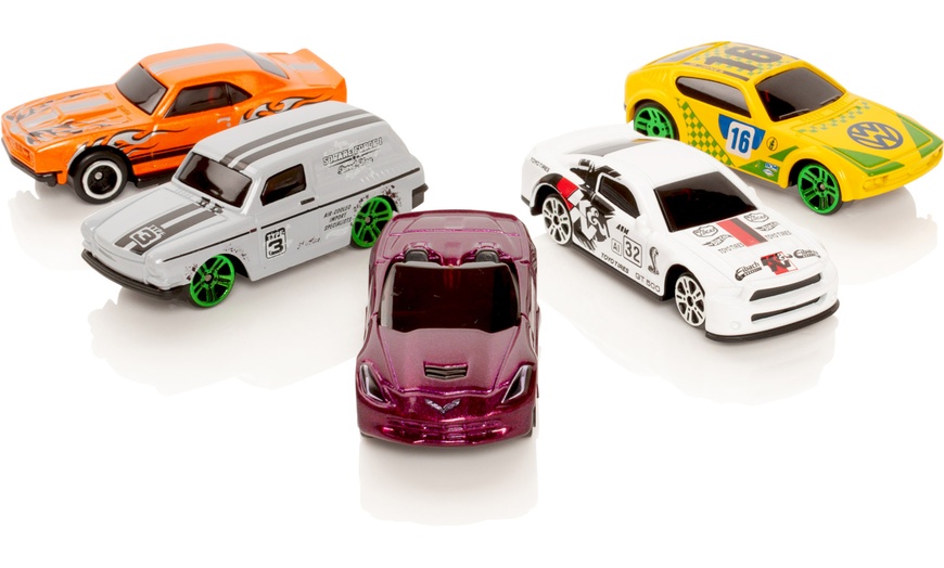 Image 3: 20-Piece Die-Cast Car Mega Set