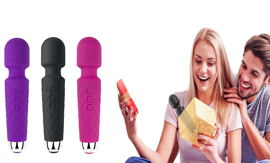 Image 1: Vibrating Wand for Women