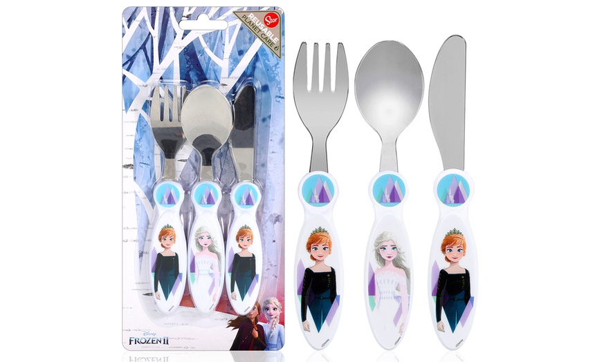 Image 18: Three-Piece Kids' Cutlery Set