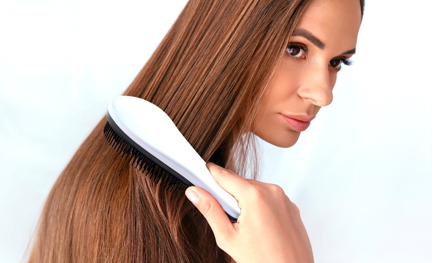 Image 4: Tangle-Free Hairbrush