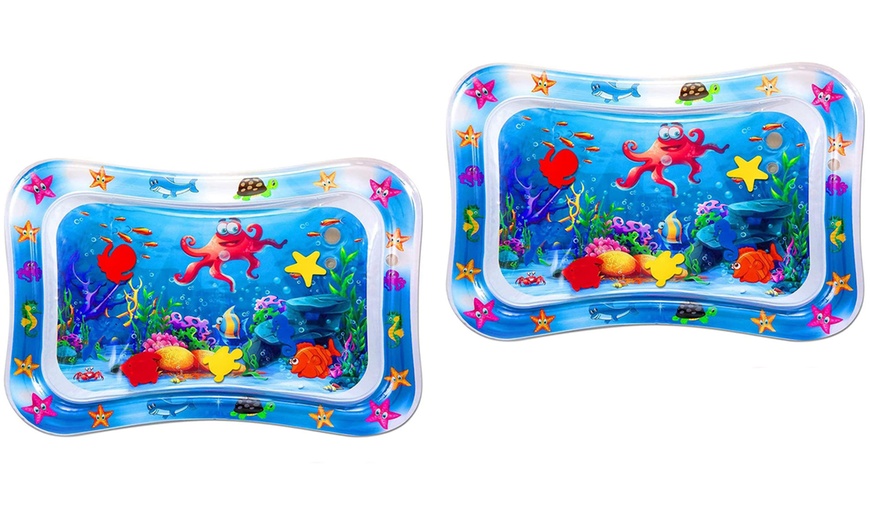 Image 3: Inflatable Water Sensory Play Mat