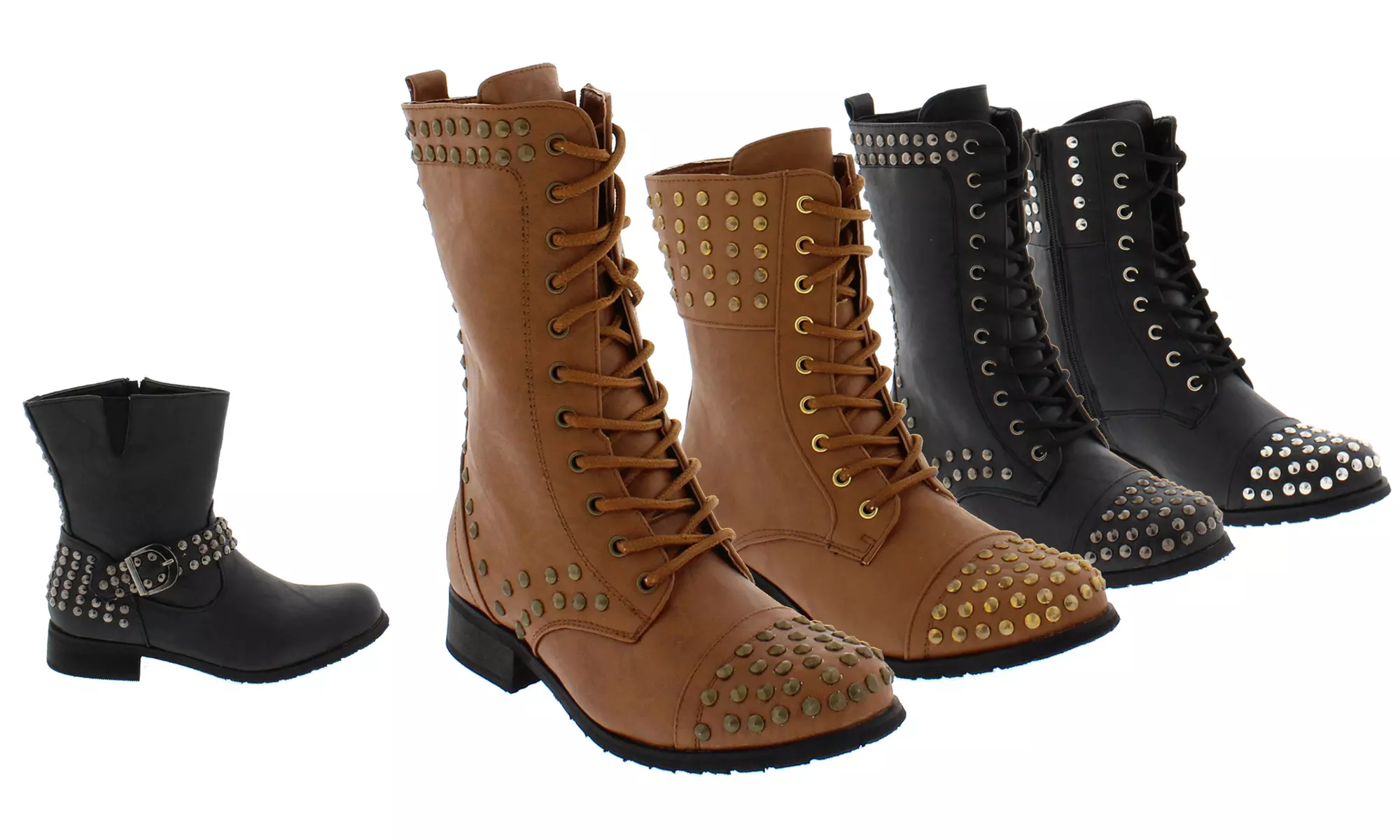 Women's Combat Boots - Primary Image
