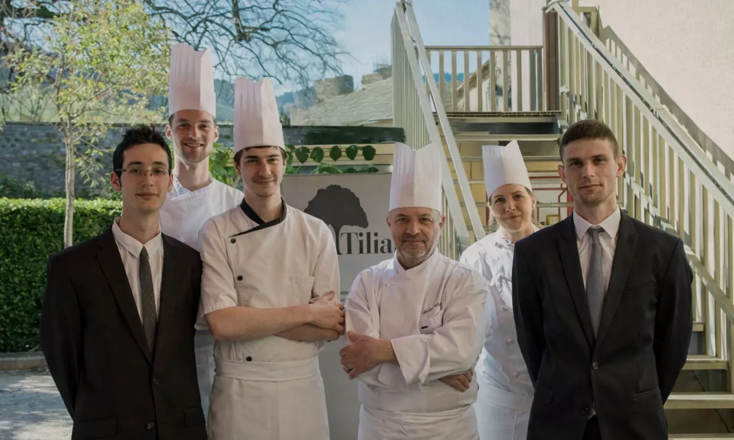 Menu gourmand 7 services avec accords mets et vins en option au Tilia