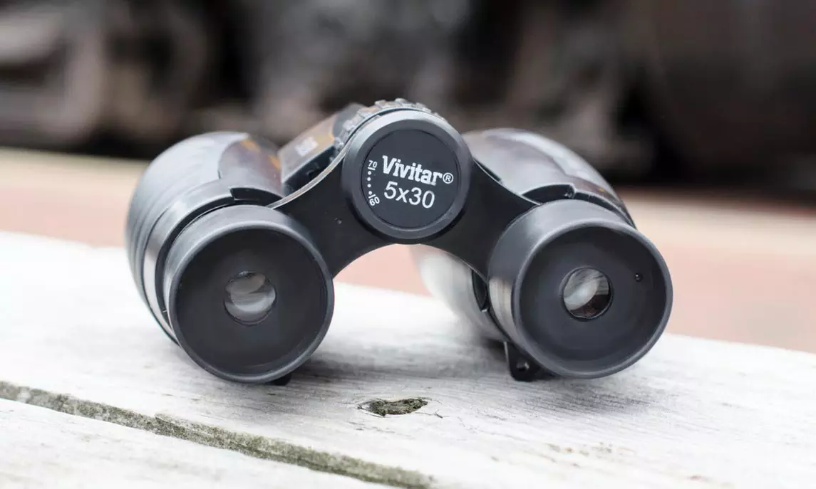 Vivitar Classic Compact 5X30 Binoculars with Case - Primary Image