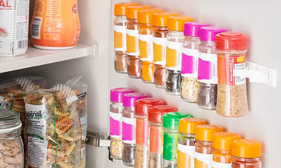 1 o 2 organizer ritagliabili per 20 contenitori di spezie - Primary Image