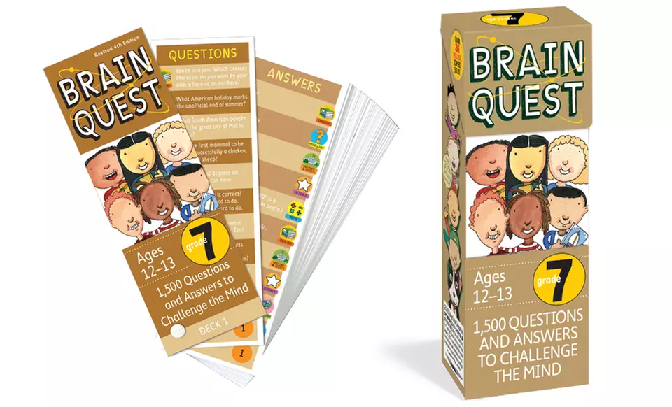 Brain Quest Kids' Question-and-Answer Game. Multiple Age Levels Available. - Primary Image
