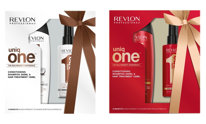 Image 1: Revlon Uniq Hair Treatment Set