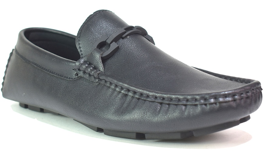 Image 9: Leather Slip-On Shoes