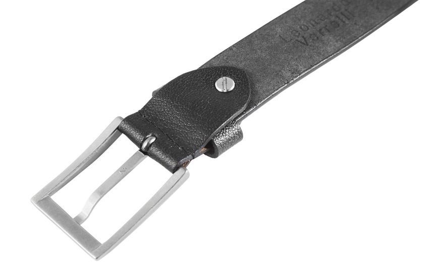 Image 11: Ceinture en cuir Leonardo Verrelli