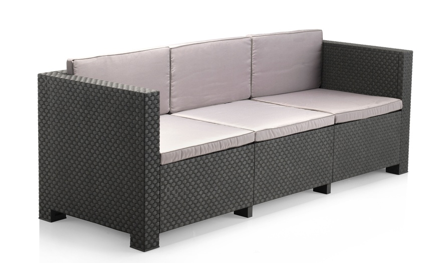 Image 10: Rattan-Effect Garden Set