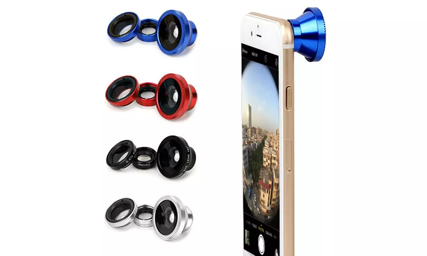 iMounTEK Universal Smartphone Lens Kit with Canvas Bag (14-Piece)