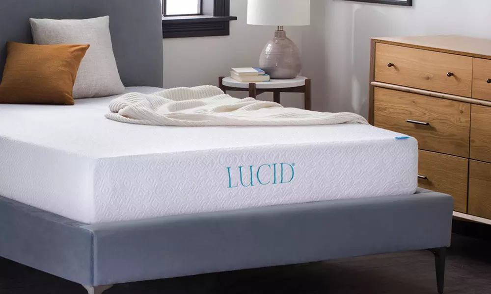 Lucid 10" Gel Memory Foam Mattress - Primary Image