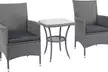 Outsunny Three-Piece Rattan-Effect Bistro Set - Image 2