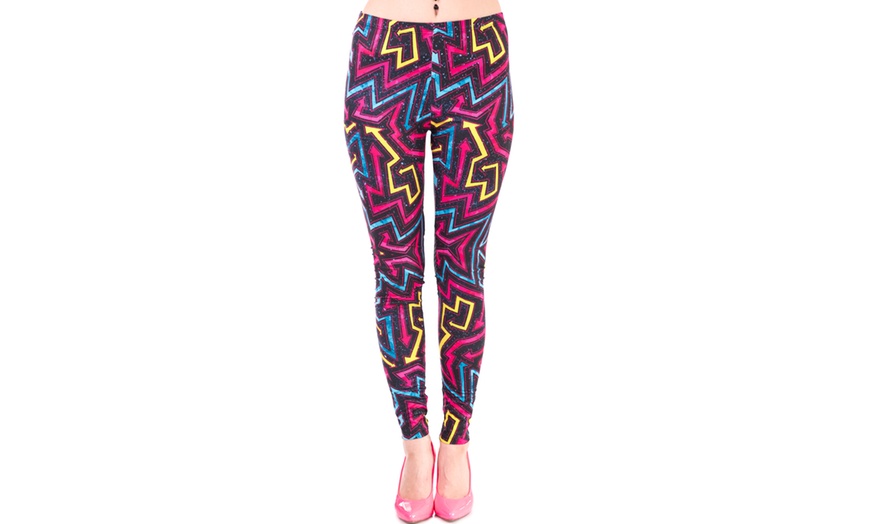 Image 16: Kukubird Novelty Leggings