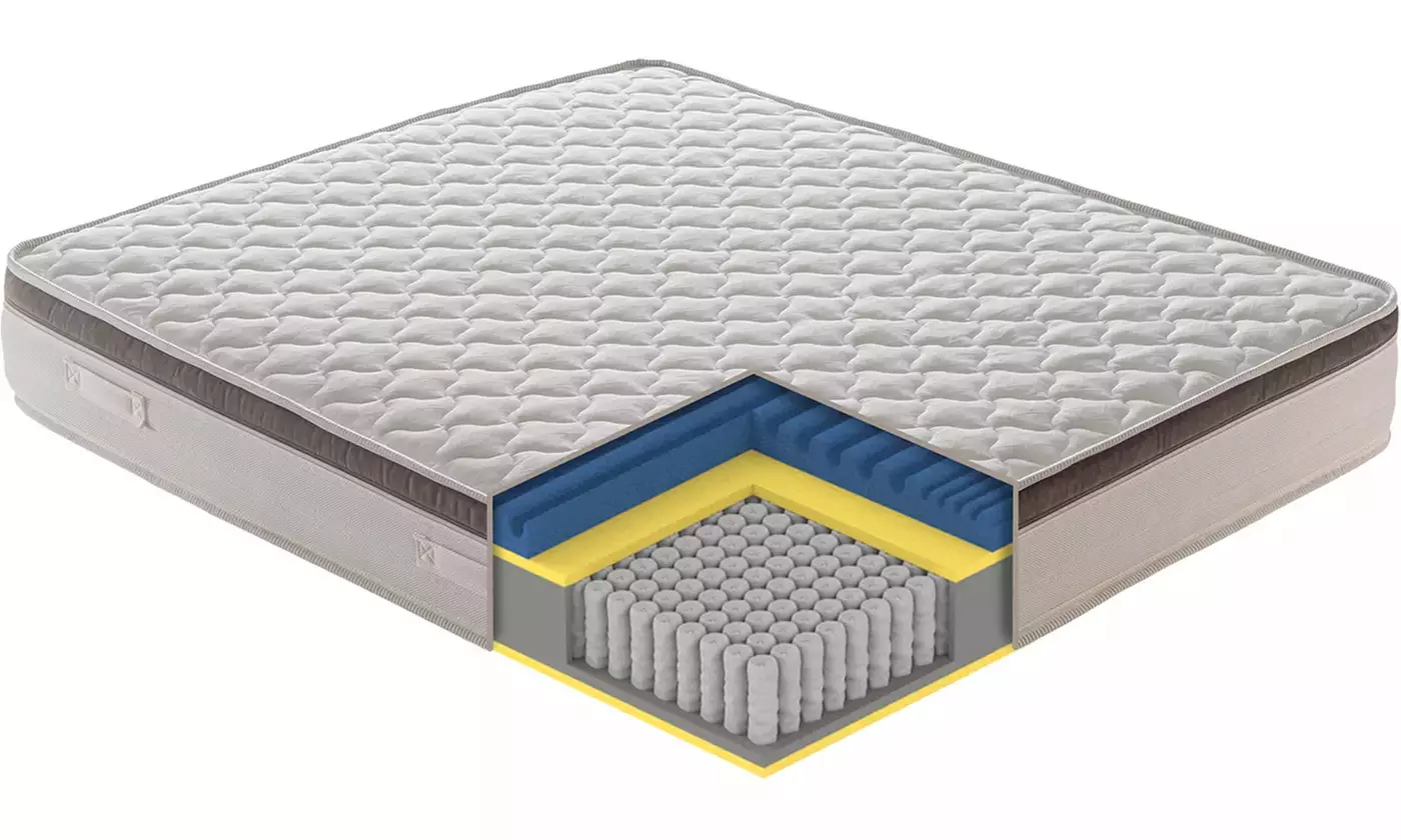 Materasso con 1600 molle e memory