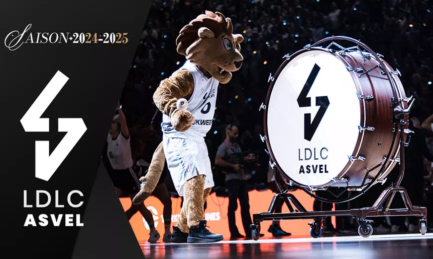 2 places pour LDLC ASVEL vs CHOLET le 3 novembre à 16h30, tribune au choix (50% de réduction) - Primary Image