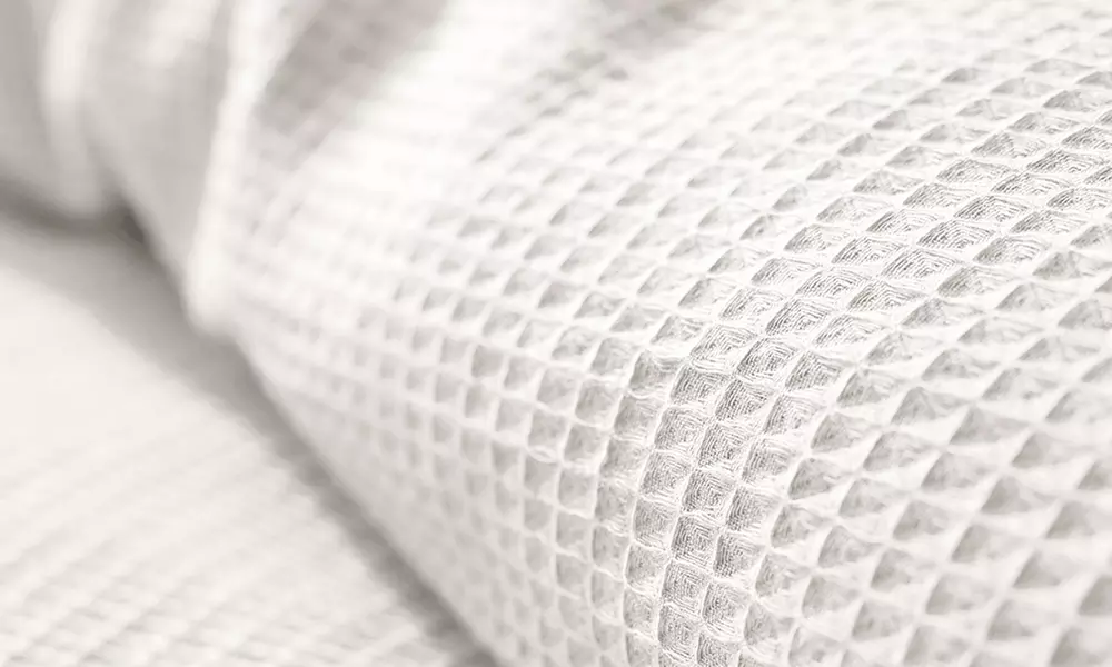 Honingraat katoenen dekbedovertrek set