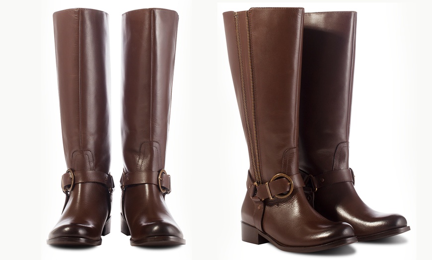 Image 7: Women's Leather Riding Boots