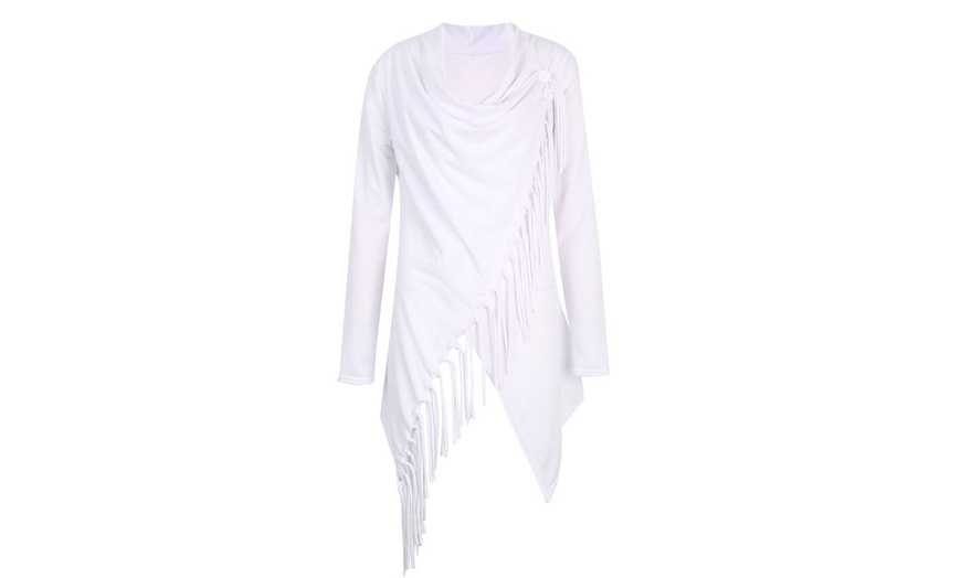 Image 5: Women's Fringed Cardigan