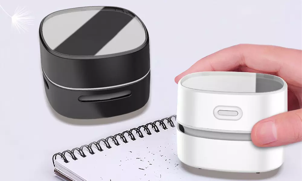 One or Two Desktop Mini Vacuum Cleaners - Primary Image
