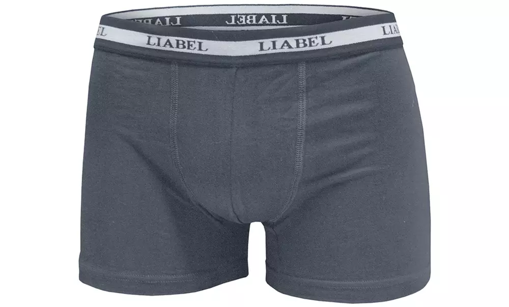 Lot de 6 sous-vêtements pour hommes en coton élastique Liabel