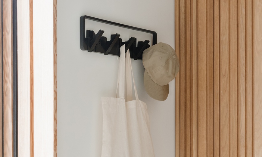 Image 6: Umbra Skyline Coat Hook with 5 Movable Hooks