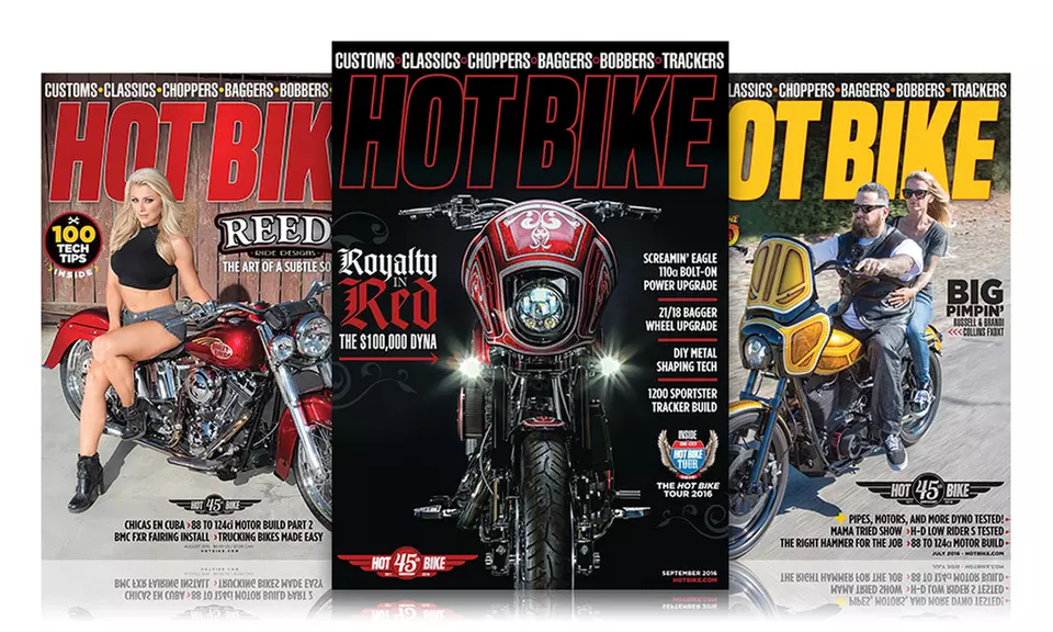 One-Year 6-Issue Subscription to Hot Bike Magazine - Primary Image