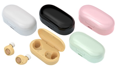 Auricolari Bluetooth TW60 con scatola di ricarica, disponibile in 5 colori