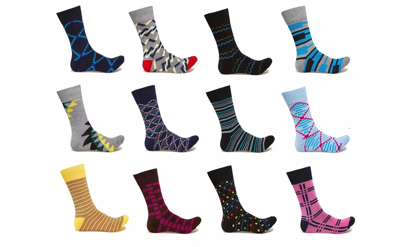 Alberto Cardinali Men's Socks (12-Pack) - Second Medium