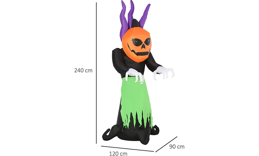 Image 30: HomCom Halloween Inflatable Decor
