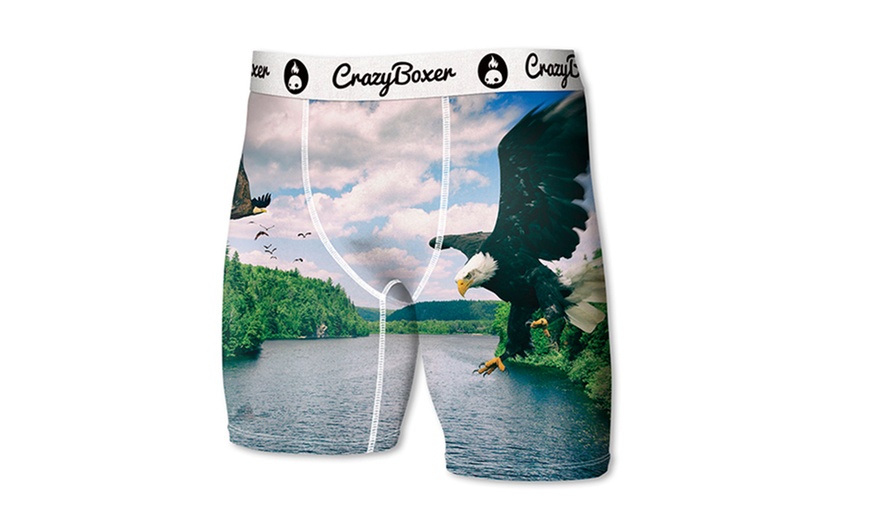 Image 17: Crazy Boxer Men's Boxers 4-Pack