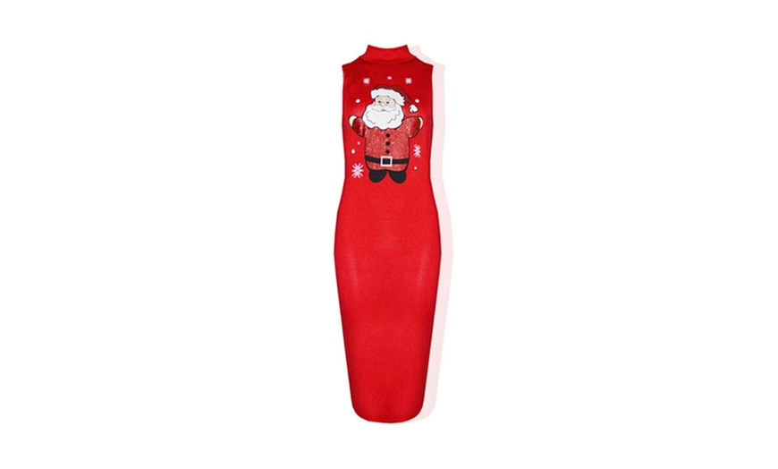 Image 8: Christmas Bodycon Dress