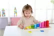 Jeu éducatif en bois 2 en 1 méthode Montessori pour apprendre à compter Tooky Toy - Second Medium