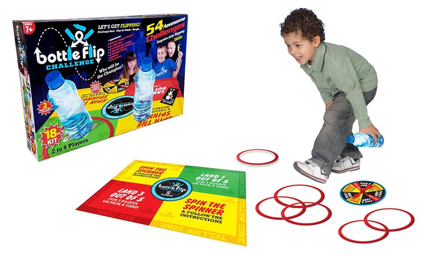 Image 1: Bottle Flip Challenge Game Set