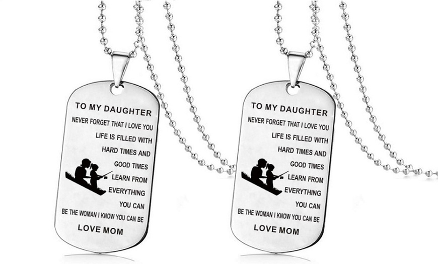 Image 9: Love Message Necklace