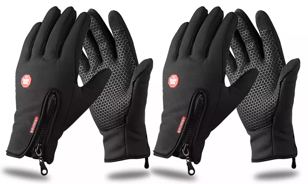 1 of 2 paar softshellhandschoenen