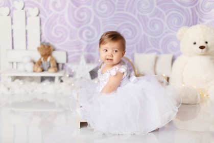 Séance photo colorée 1h en studio pour 1 ou 2 bébés de 6 mois à 2 ans av décor et 3 photos numériques