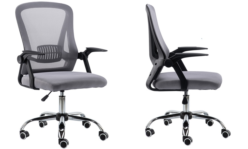 Image 3: Ergonomic Swivel Mesh Office Chair