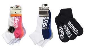 9Pk Bonds Kids' Crew Sport Socks