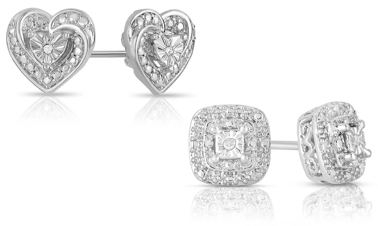 Closeout: Diamond Accent Stud Earrings - Second Medium