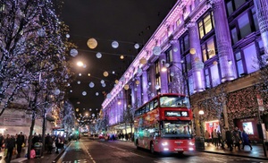 Londen: 1-5 dagen kerstshoppen incl. luxe busreis + 9 uur vrije tijd