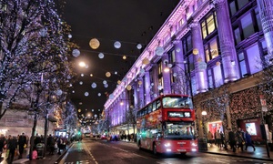 Londen: 1-5 dagen kerstshoppen incl. luxe busreis + 9 uur vrije tijd