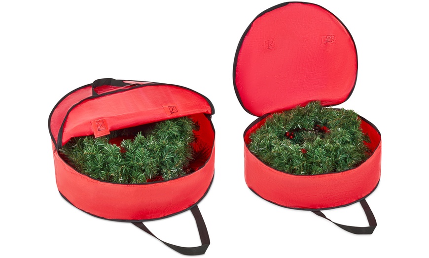 Image 3: Christmas Wreath Storage Bag